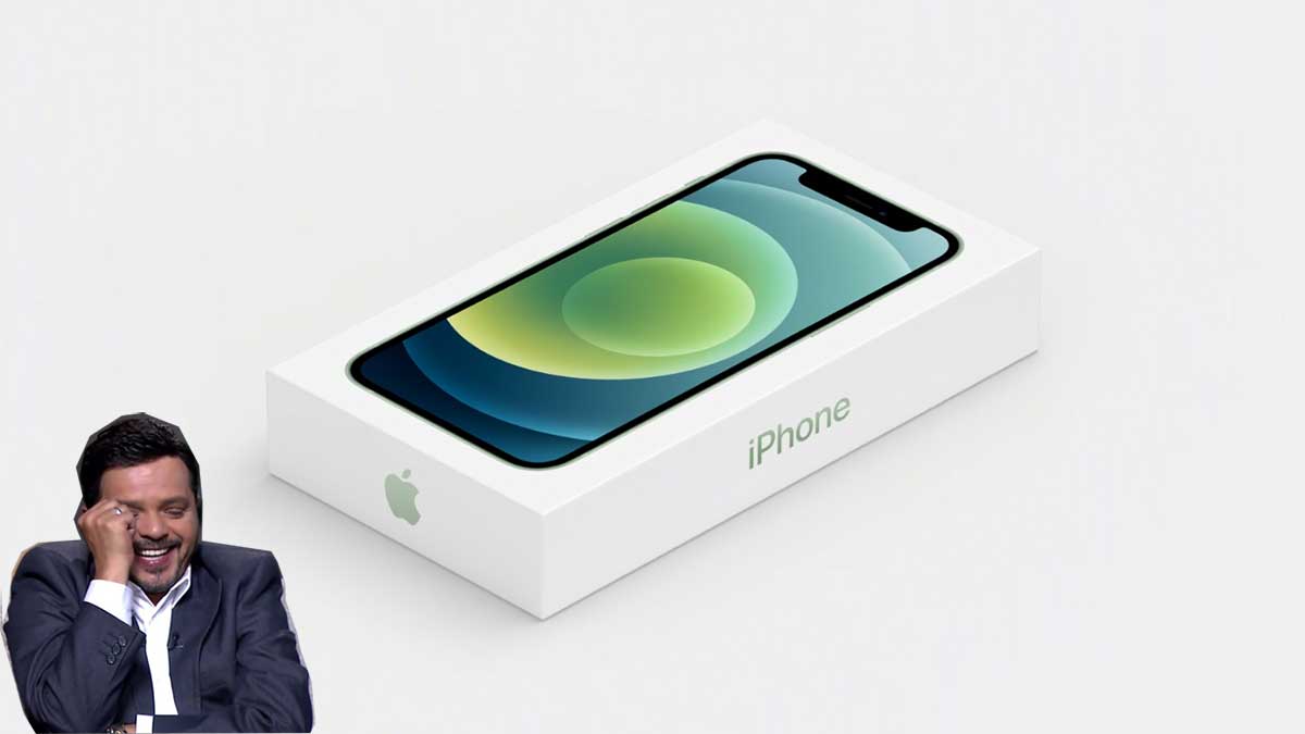 محمد هنيدي يستهزأ بهاتف آيفون 12