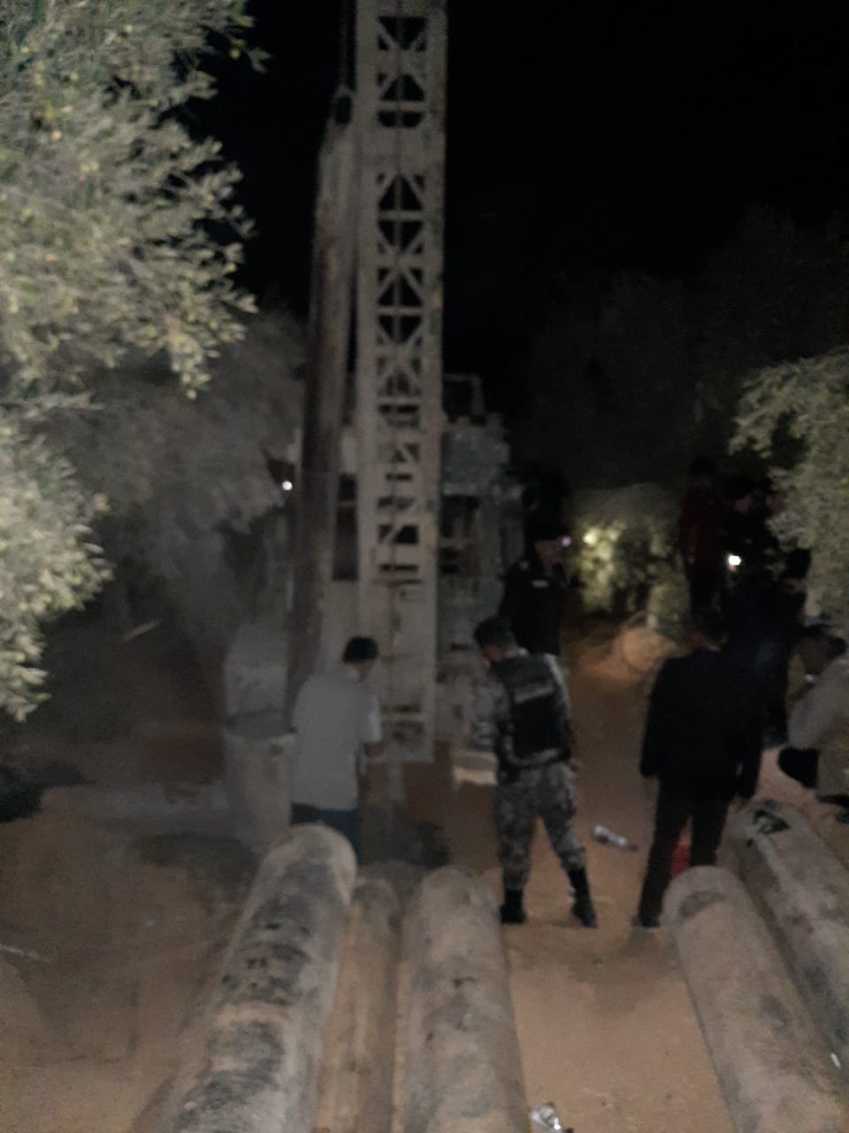 ضبط حفر بئر مخالف في المفرق