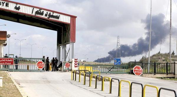 غارات روسية تستهدف معبر نصيب الحدودي