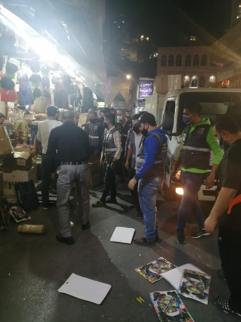 تجار العاصمة يشكرون امانة عمان والأمن