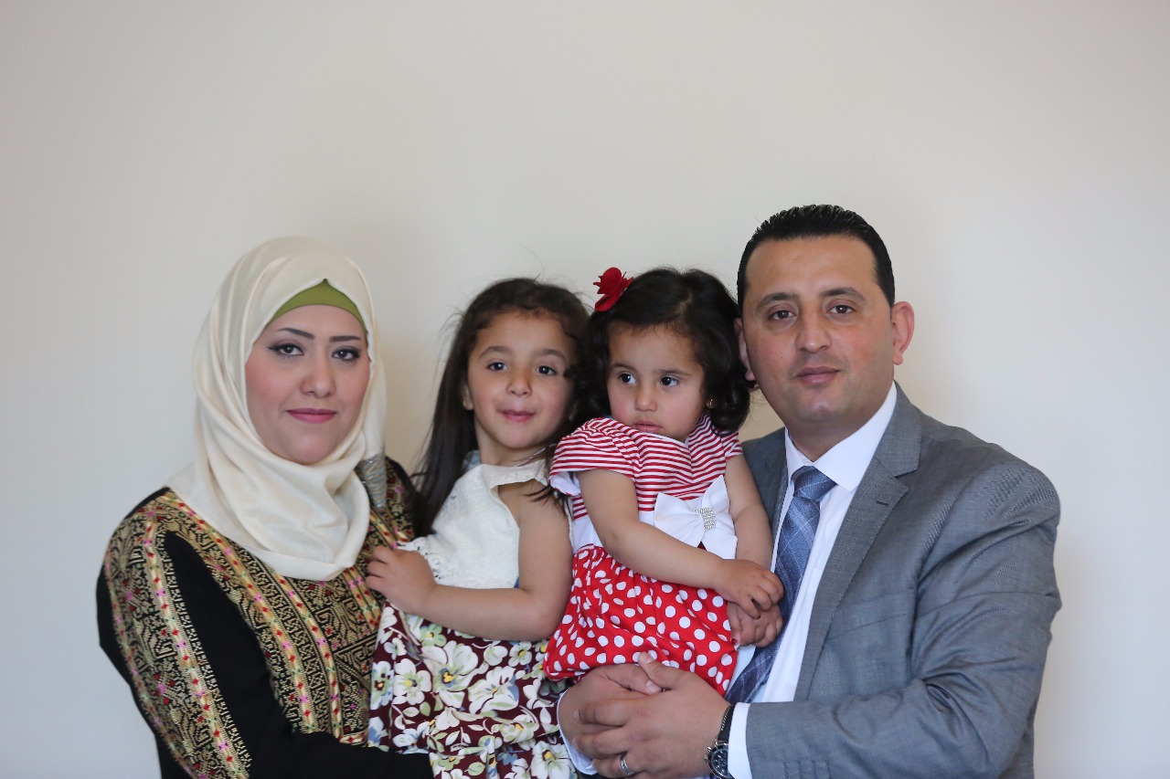 مها الزيود تهنئ زوجها علاء الزيود