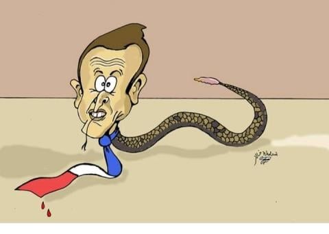 السفارة الفرنسية تنهي عقد عمل لرسام