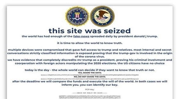 اختراق الموقع الإلكتروني لحملة ترامب وقراصنة
