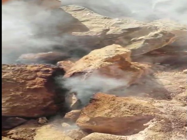 ’تساؤلات‘ حول انبعاث غاز من باطن