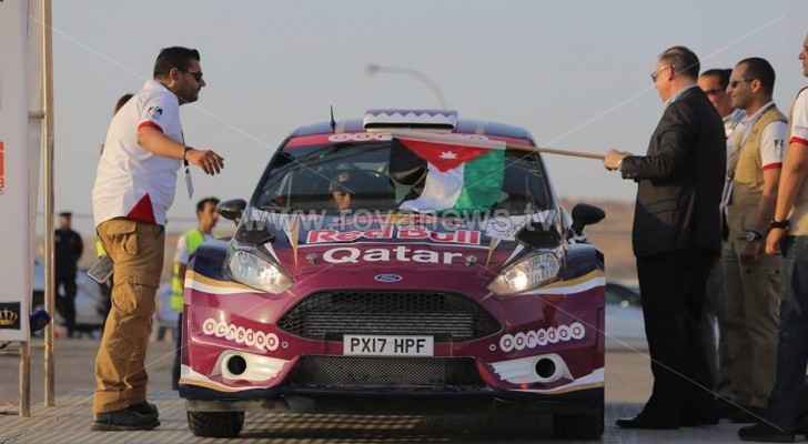 العطية يتصدر الترتيب في رالي الأردن