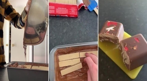 وصفة بسيطة لصنع الكيتكات بمكونين فقط