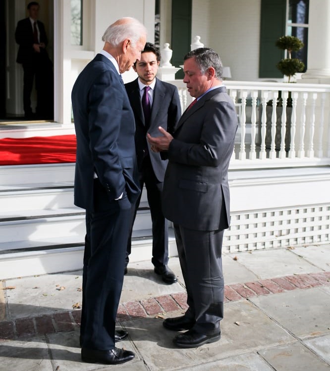 ماذا قال الملك للرئيس الأميركي جو