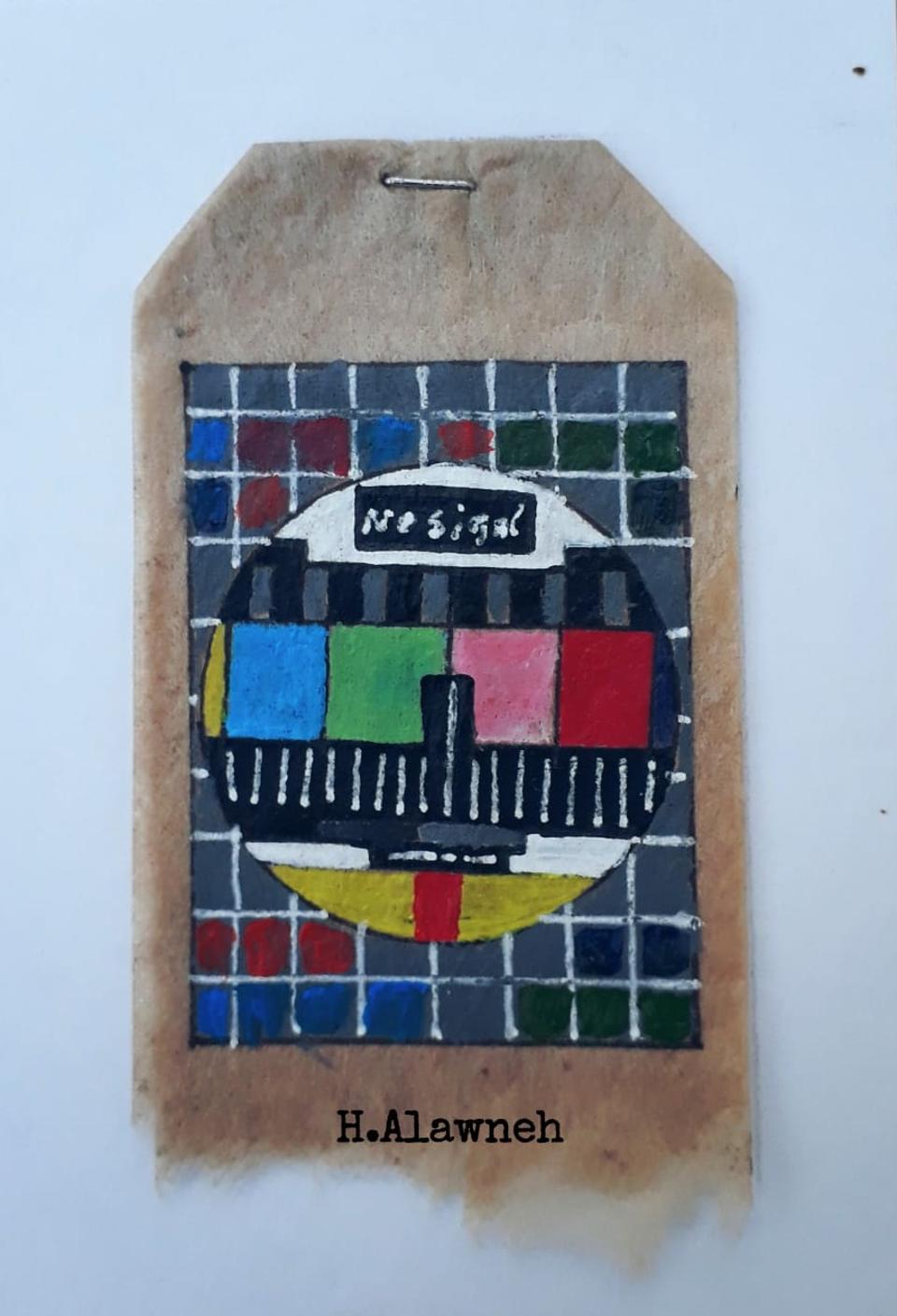 فنانة أردنية تحوّل أكياس الشاي إلى