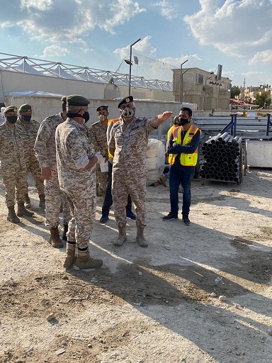 رئيس هيئة الأركان يتفقد المستشفيات الميدانية