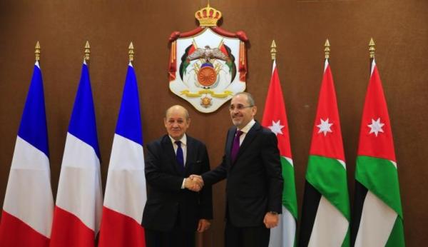 وزير الخارجية الفرنسي للصفدي: نكن احتراما