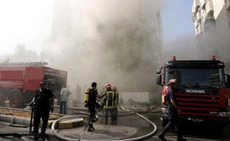 إصابة سيدة بحريق منزل في البلقاء