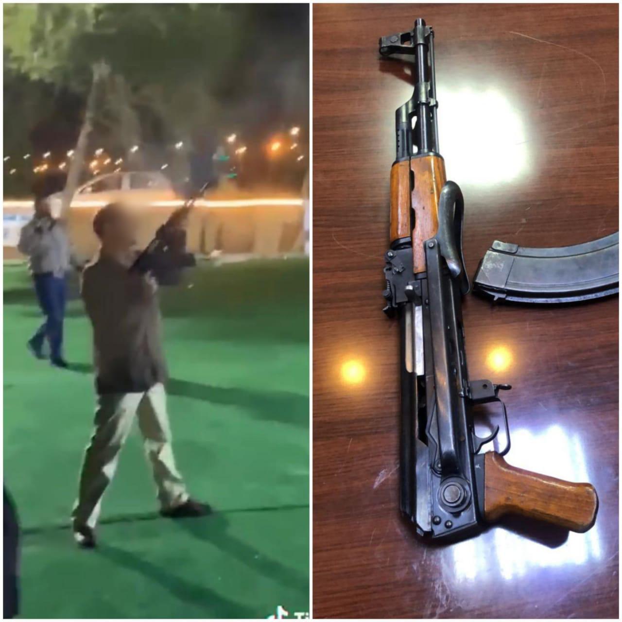 الامن: ضبط 8 أسلحة ظهرت بفيديوهات