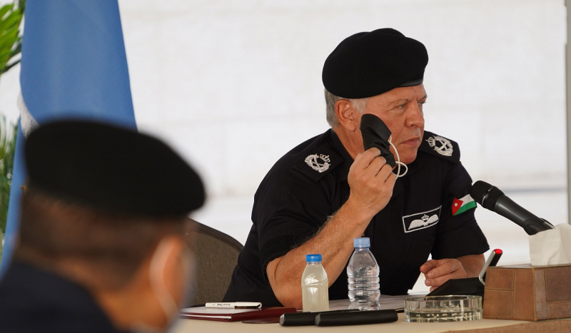 الملك يؤكد تقديره لجهود منتسبي مديرية