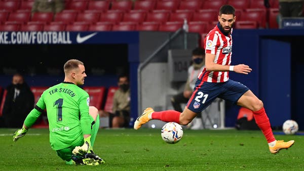 بخطأ فادح من شتيغن.. أتلتيكو يفوز