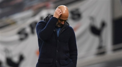 غوارديولا متخوف من عودة أغويرو للملاعب