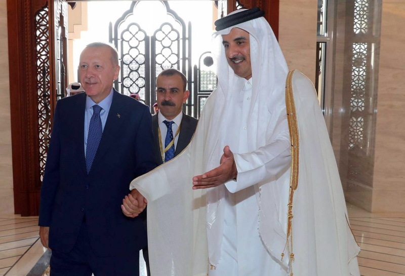 الشيخ تميم يزور تركيا