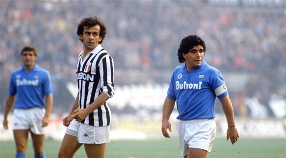 بلاتيني: مارادونا كان الملك الطفل