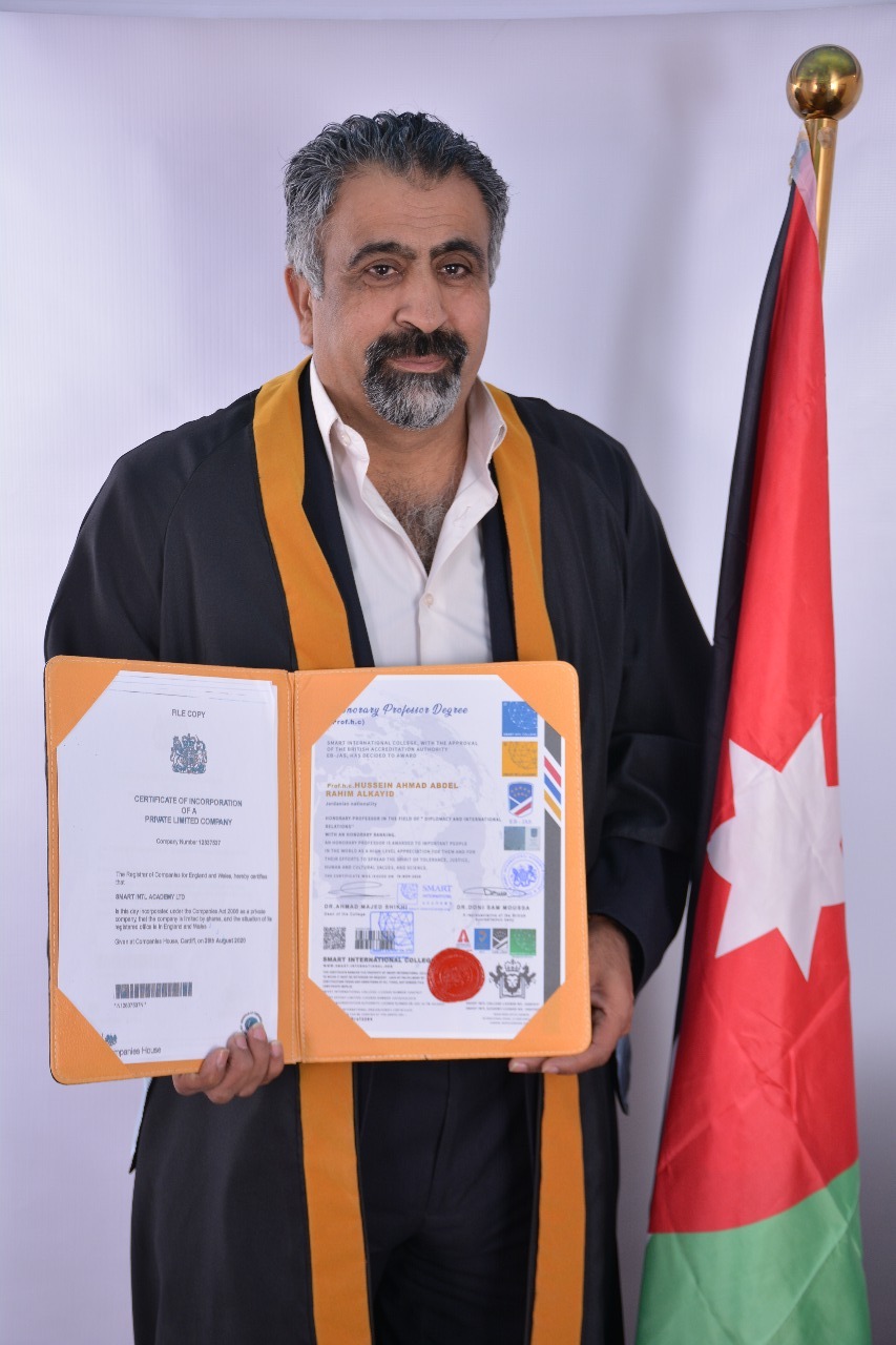 الأستاذ الدكتور حسين ابو ارّبيع العدوان..