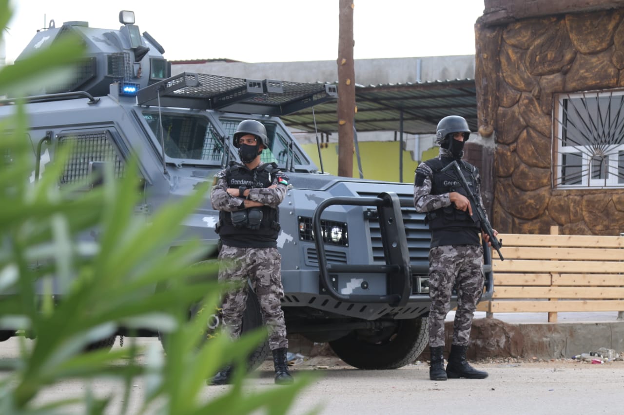 انتشار قوات الدرك في الصريح (صور)