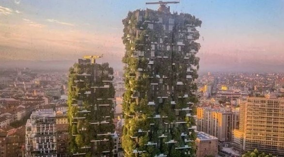 غابة عمودية مدهشة وسط مدينة ميلان