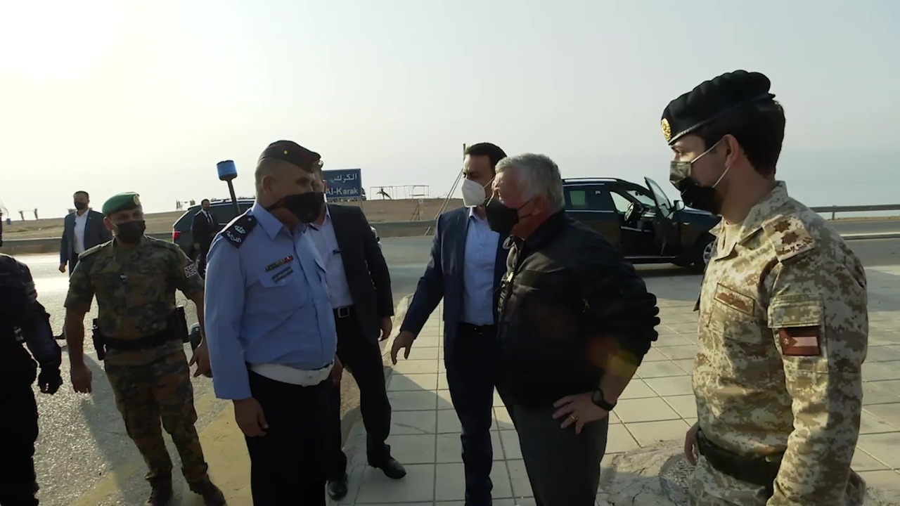 ماذا قال الملك لطاقم دورية طريق