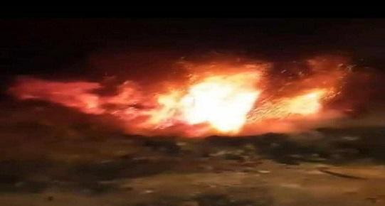 مصر.. نار تخرج من باطن الأرض..