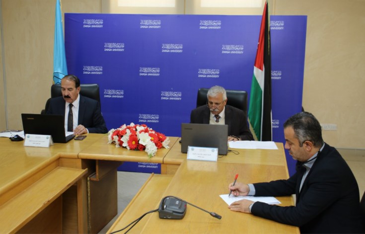 رئيس جامعة الزرقاء يلتقي الطلبة المستجدين