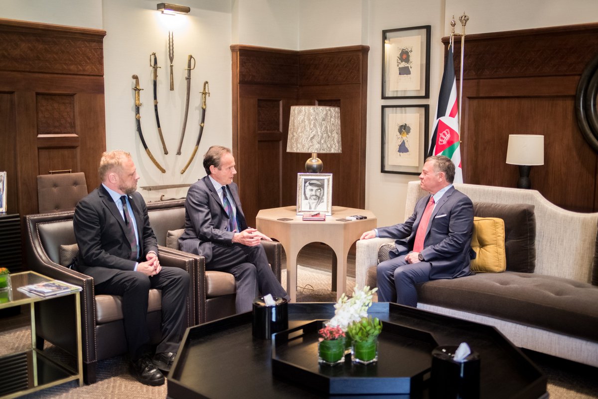 الملك يستقبل الرئيس التنفيذي لمؤسسة هالو