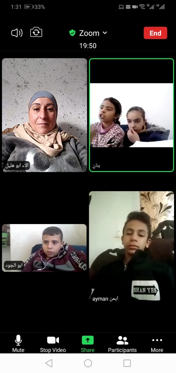 عجلون: زها الثقافي يواصل التدريب ببث