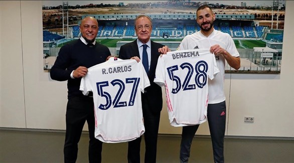 بنزيما يحطم رقم روبرتو كارلوس