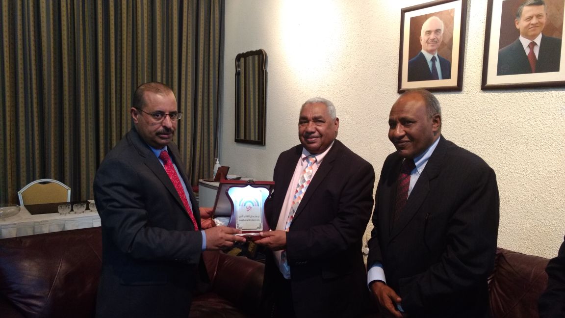 مدير عام مهرجان جرش يستقبل وفد