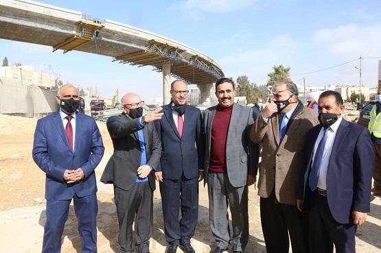 76 % نسبة الإنجاز بتقاطع مرج