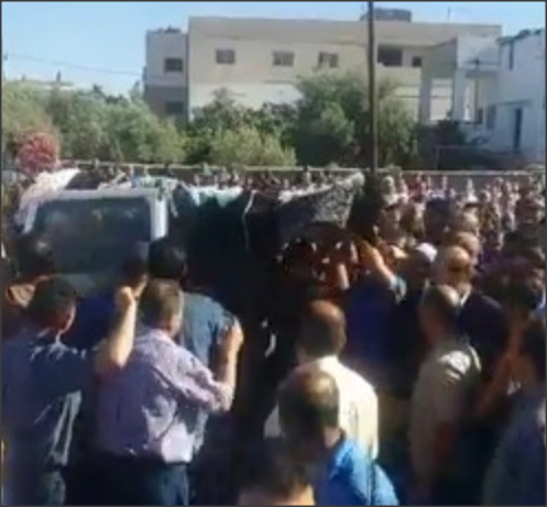 عشيرة الشياب تشيع ابنها قتيبة.. (فيديو)