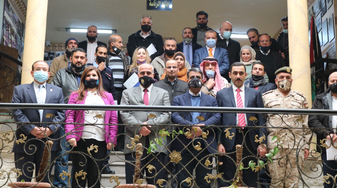 رئيس جامعة الحسين بن طلال يستقبل