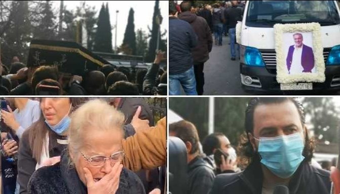 حشود وفنانون ودموع في تشييع حاتم