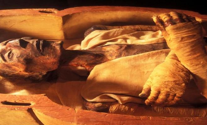 اكتشاف 17 مومياء في سراديب وسط