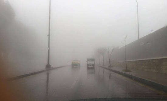 تحذير من تدني مدى الرؤية وتشكل