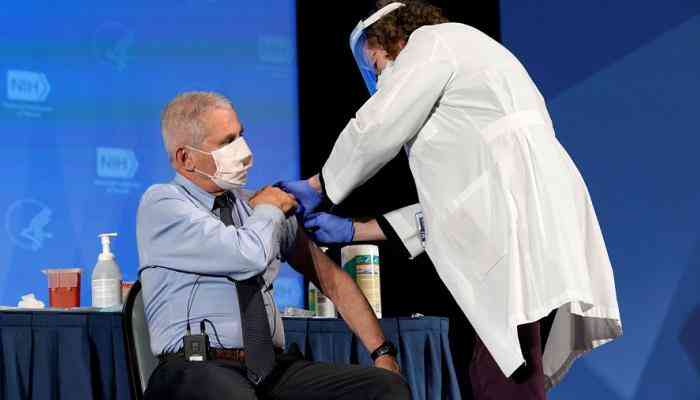 فاوتشي: تطعيم 100 مليون نسمة خلال