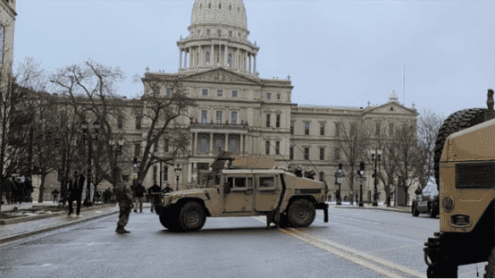 حريق قرب الكابيتول