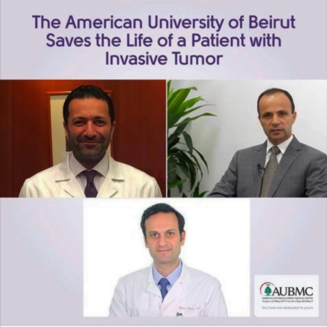 طبيب أردني في بيروت يجري عملية