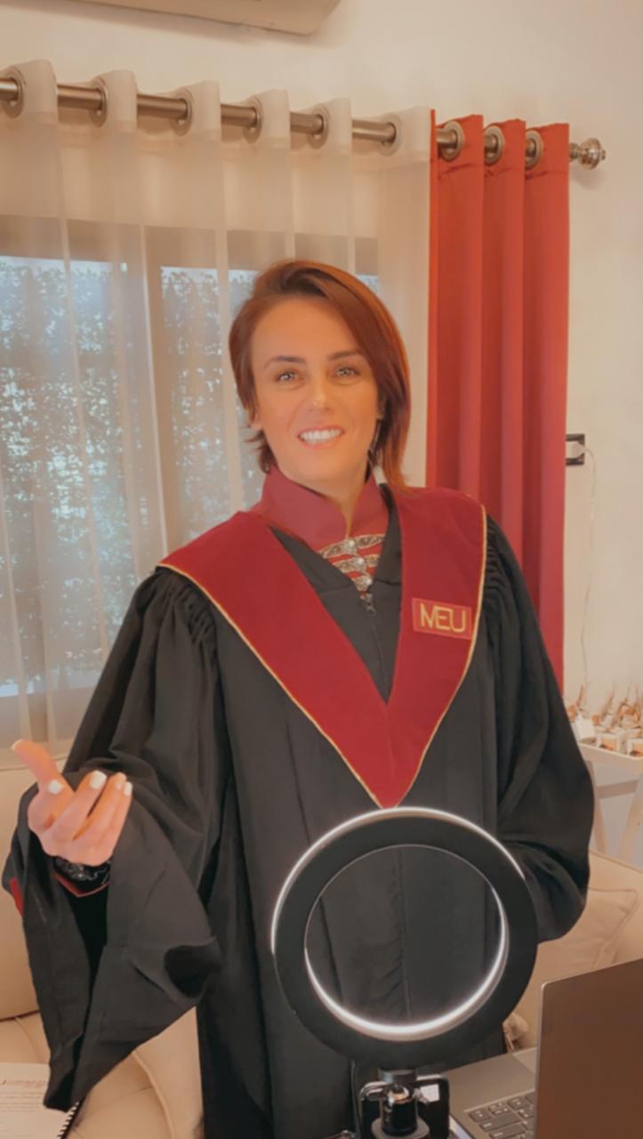 رهام العيسوي تهنئ سيرين حبط