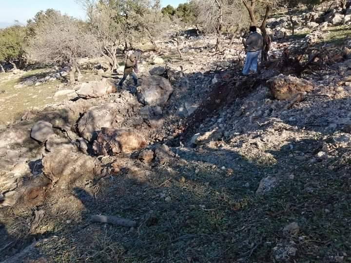 شاهدوا.. هذا مصدر الانفجار في منطقة