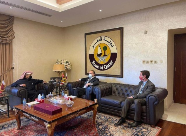 آل ثاني يستقبل السفير الامريكي في