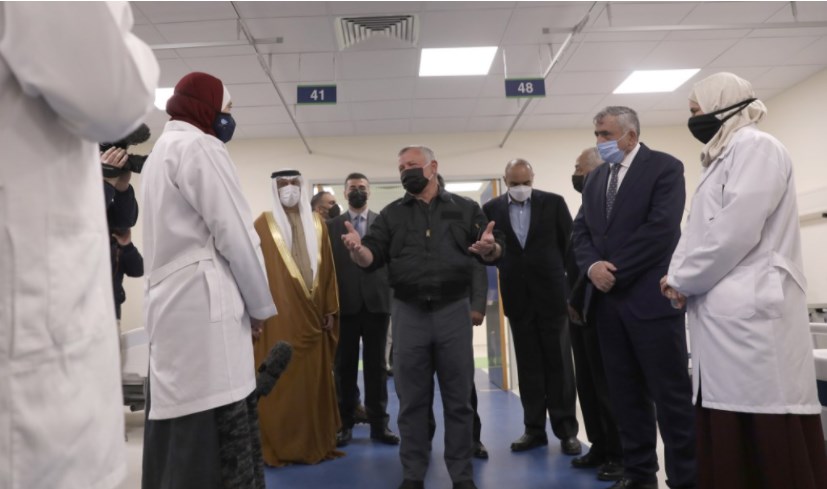 مقتطفات من افتتاح الملك مستشفى الشيخ