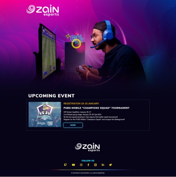 منصة زين للرياضات الإلكترونية (Zain esports)