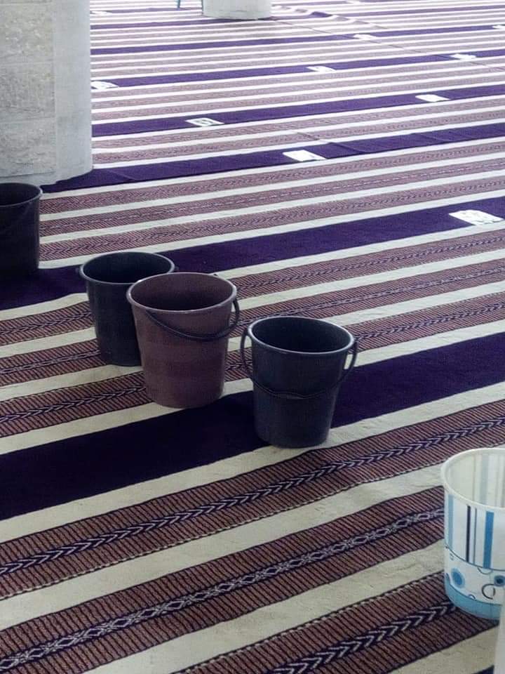 سقف مسجد جعفر بن ابي طالب