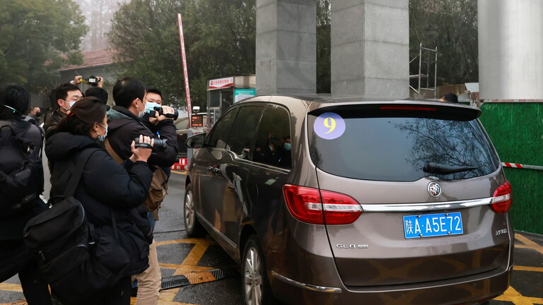 فريق منظمة الصحة العالمية في ووهان