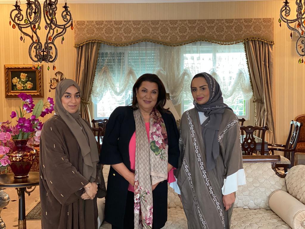 العرموطي تلتقي المسلماني (صور)