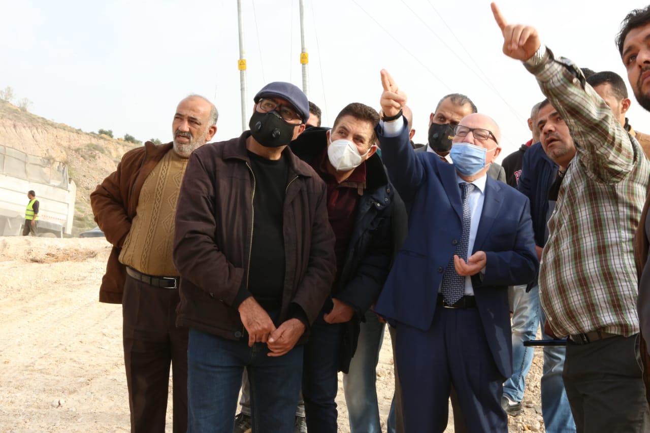 الكسبي: نسبة الانجاز في موقع الانهيار