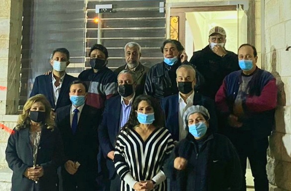 الطراونة وبلقر في نقابة الفنانين